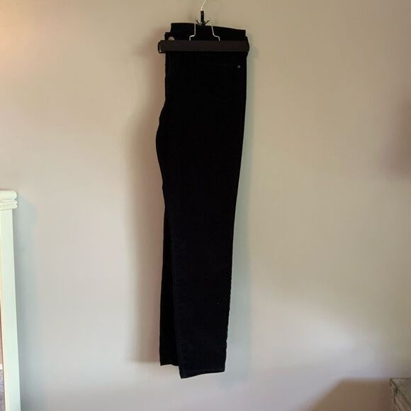 GAP 1969 Black Wash Soft Corduroy Stretch Denim Women’s Legging Jeans NWOT 32R - Picture 4 of 15